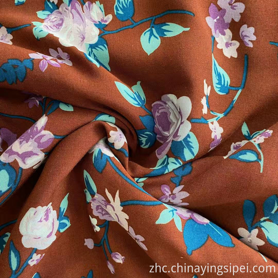 柔软的连衣裙材料绑带染色100％粘液织物的女性